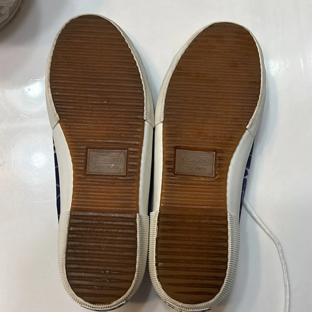 COACH  Kalyn blue and lavender shoes sneakers Size 7